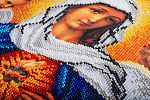 Набор для вышивания бисером КРОШЕ арт. В-192 Дева Мария 19х27 см