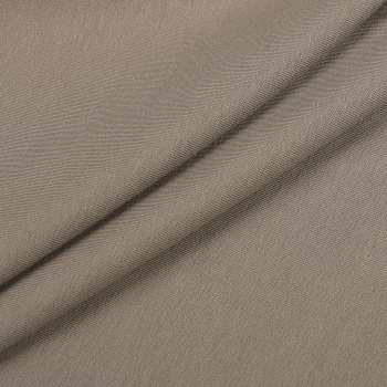 Ткань трикотаж Футер 2х нитка петля с лайкрой 240г пенье 180см серый 18-0201 рул.20-40кг