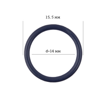 Кольцо для бюстгальтера Ø14мм металл ARTA.F.2831 цв.061 темно-синий, уп.50шт