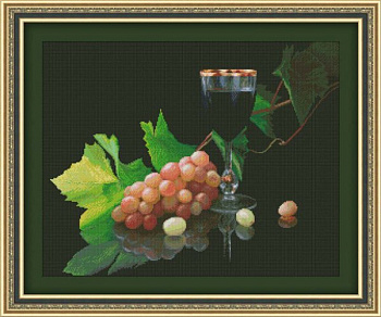 Набор для вышивания ЮНОНА арт.0124 Виноград и вино 41,5х33 см
