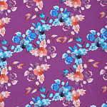 Ткань Шифон-шелк 50 г/м² 100% пэ шир.150 см арт.T.0900.05 цв.фиолетовый рул.35м