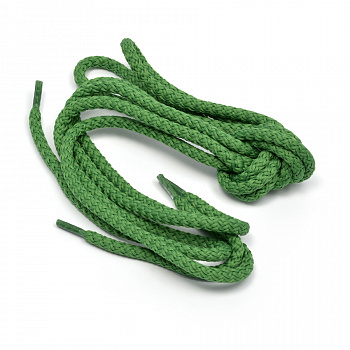 Шнурки круглые 4,1 мм 09с2045 длина 120 см, компл.2шт, цв.зеленый