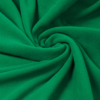 Ткань флис 2-х ст. TBY-0059-243 190 г/м² 100% ПЭ шир.150см  цв.F243 зеленый уп.1м