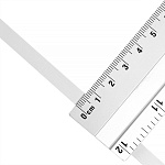 Резинка латексная для купальников 07мм гладкая TBY-48417 цв.белый уп.1кг (≈181м)