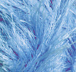 Пряжа для вязания Ализе Decofur Травка (100% полиэстер) 5х100г/110м цв.0040 голубой