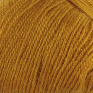 Пряжа для вязания ПЕХ Кроссбред Бразилии (50% шерсть, 50% акрил) 5х100г/490м цв.447 горчица