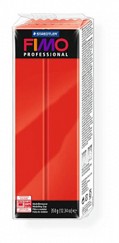 FIMO professional полимерная глина, запекаемая в печке, уп. 350г цв.чисто-красный, арт.8001-200