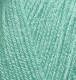 Пряжа для вязания Ализе Sekerim Bebe (100% акрил) 5х100г/320м цв.249 св.изумруд