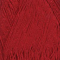 Пряжа для вязания ТРО Алина (100% мерсеризованный хлопок) 10х50г/220м цв.0043 красный