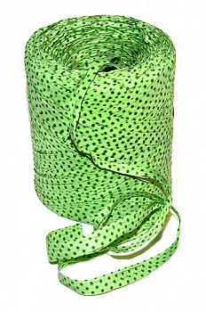 Рафия 206/01-45 горошек зеленый (200м)