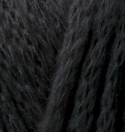 Пряжа для вязания Ализе Country (20% шерсть, 55% акрил, 25% полиамид) 5х100г/34м цв.060 черный