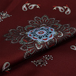 Ткань шелк Армани креп 90 г/м² 97% полиэстер, 3% лайкра шир.148 см арт.T.0262.4 цв.04 красный рул.25м