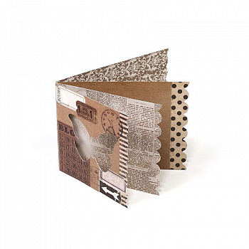 Мини-альбом арт.8003 бумага+картон 11,5х16,5 см