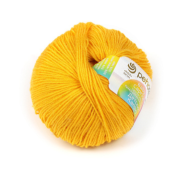 Пряжа для вязания ПЕХ Детский каприз (50% мериносовая шерсть, 50% фибра) 10х50г/225м цв.012 желток