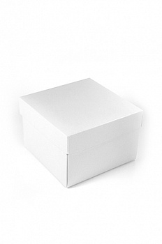 Коробка белая 123/00 квадрат ( 14х14х9см )