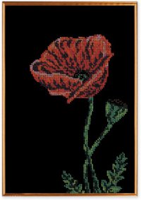 Набор для вышивания бисером КРОШЕ арт. В-138 Аленький цветочек 25х30 см