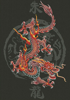 Набор для вышивания ЮНОНА арт.0403 Царь драконов 40х57 см