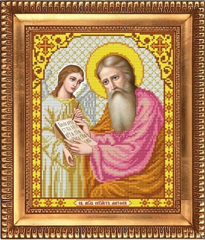 Рисунок на ткани бисером БЛАГОВЕСТ арт.И-4127 Св.Апостол Матфей 20х25 см