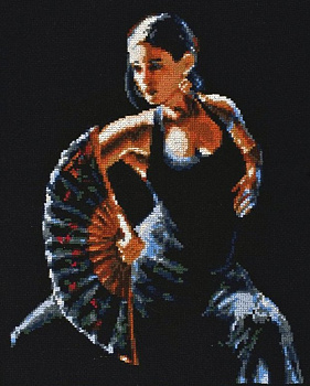 Набор для вышивания ПАЛИТРА арт.10.003 Фламенко 24х30 см