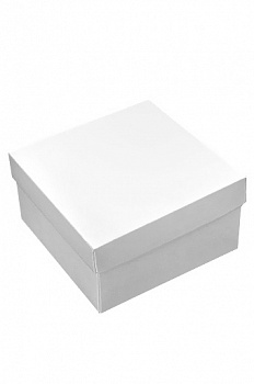 Коробка белая 136/00 квадрат ( 15х15х8см )