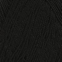 Пряжа для вязания ТРО Алина (100% мерсеризованный хлопок) 10х50г/220м цв.0140 черный