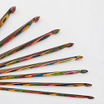 20735 Knit Pro Набор съемных тунисских крючков для вязания Symfonie дерево, 8 видов