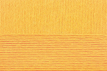 Пряжа для вязания ПЕХ Хлопок Натуральный летний ассорт (100% хлопок) 5х100г/425 цв.012 желток