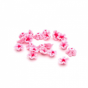 Бусины глиняные MAGIC HOBBY арт.F14-1 12мм, in Ø1 мм, уп.20шт цв.розовый