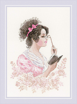 Набор для вышивания РИОЛИС арт.1792 Книжный клуб 21х30 см