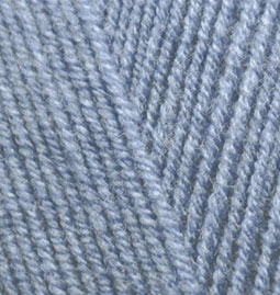 Пряжа для вязания Ализе LanaGold Fine (49% шерсть, 51% акрил) 5х100г/390м цв.221 светлый джинс