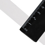 Лента (резинка) TBY силиконовая матовая 38005 шир.18мм толщ. 0,28мм уп.1кг (≈150м)