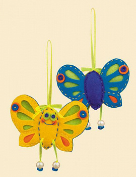 Набор для вышивания РИОЛИС арт.1407АС Солнечная бабочка 10х10 см