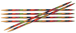 20117 Knit Pro Спицы чулочные для вязания Symfonie 2,5мм/20см, дерево, многоцветный, 5шт