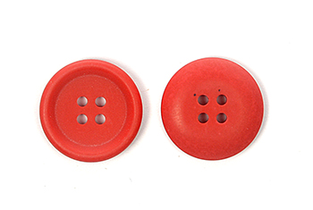 Пуговицы пластик CN 2583 цв.005 красный 24L-15мм, 4 прокола, 72 шт