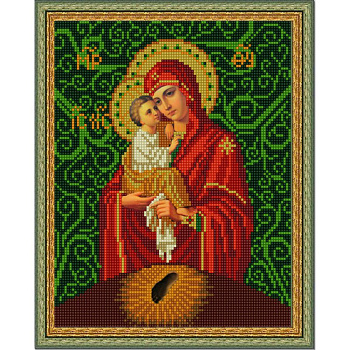 Рисунок на ткани (Бисер) КОНЁК арт. 9215 Богородица Почаевская 20х25 см