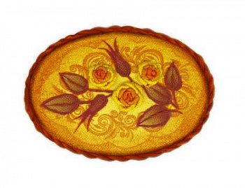 Набор для вышивания РИОЛИС арт.1584АС Брошь Чайная роза 6,5х4,5 см