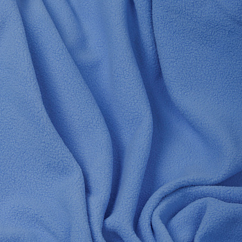 Ткань флис 2-х ст. TBY-0059-331.27 190 г/м² 100% ПЭ шир.150см  цв.F331 тем.голубой рул.25кг