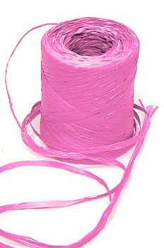 Рафия 200/62 старлайт- розовый фламинго (1,5см х 200м)