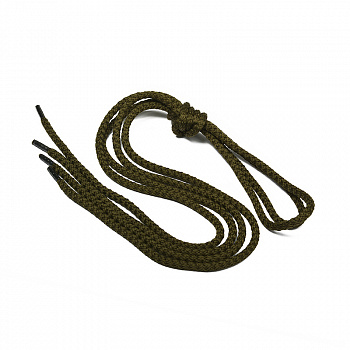 Шнурки круглые 4,1 мм 09с2045 длина 120 см, компл.2шт, цв.оливковый