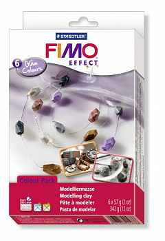 FIMO Soft комплект полимерной глины Гламурные цвета, арт.8023 06