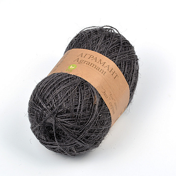 Пряжа для вязания ПЕХ Аграмант (100% джут) 5х100г/360м цв.серый 014