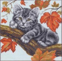 Набор для вышивания МАТРЕНИН ПОСАД арт.41х41 - 1105 Котёнок