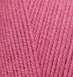 Пряжа для вязания Ализе LanaGold Fine (49% шерсть, 51% акрил) 5х100г/390м цв.359 тёмная роза