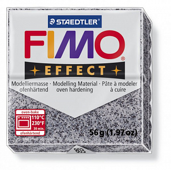 FIMO Effect полимерная глина, запекаемая в печке, уп. 56г цв.гранит, арт.8020-803