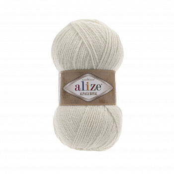 Пряжа для вязания Ализе Alpaca Royal (30% альпака, 15% шерсть, 55% акрил) 5х100г/280м цв.152 бежевый меланж
