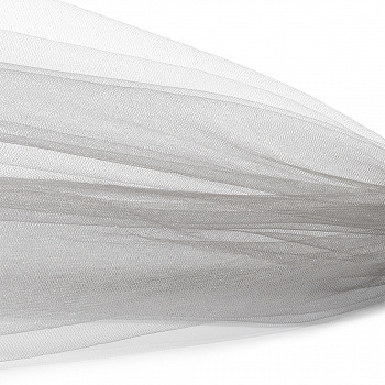 Фатин Кристалл средней жесткости блестящий арт.K.TRM шир.300см, 100% полиэстер цв. 91 К уп.1м - кофейно-бежевый
