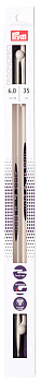 190358 PRYM Спицы прямые для вязания Prym ergonomics 35см 6мм high-tech полимер уп.2шт