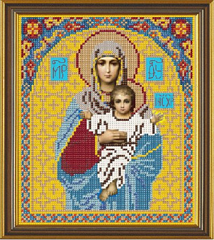 Набор для вышивания бисером НОВА СЛОБОДА арт.С9006 Пресвятая Богородица 18х24 см