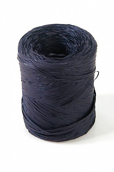 Рафия 200/58 старлайт- темно-синяя (1,5см х 200м)