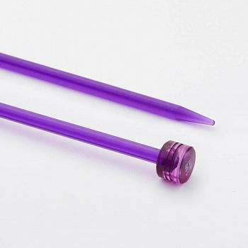 51198 Knit Pro Спицы прямые для вязания Trendz 8мм/30см, акрил, пурпурный, 2шт